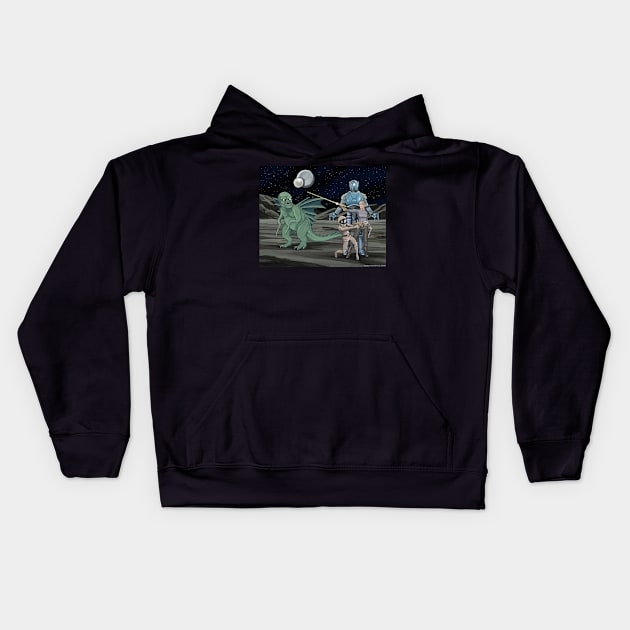 The Gloom Hunters Kids Hoodie by Aaron Siddall